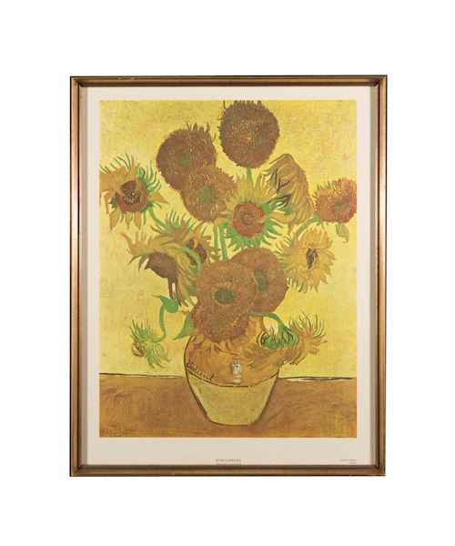 Print, Sunflowers, Vincent Van Gogh