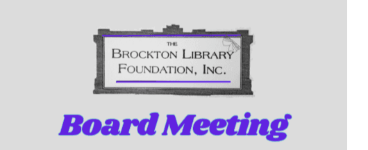 Foundation Monthly Meeting