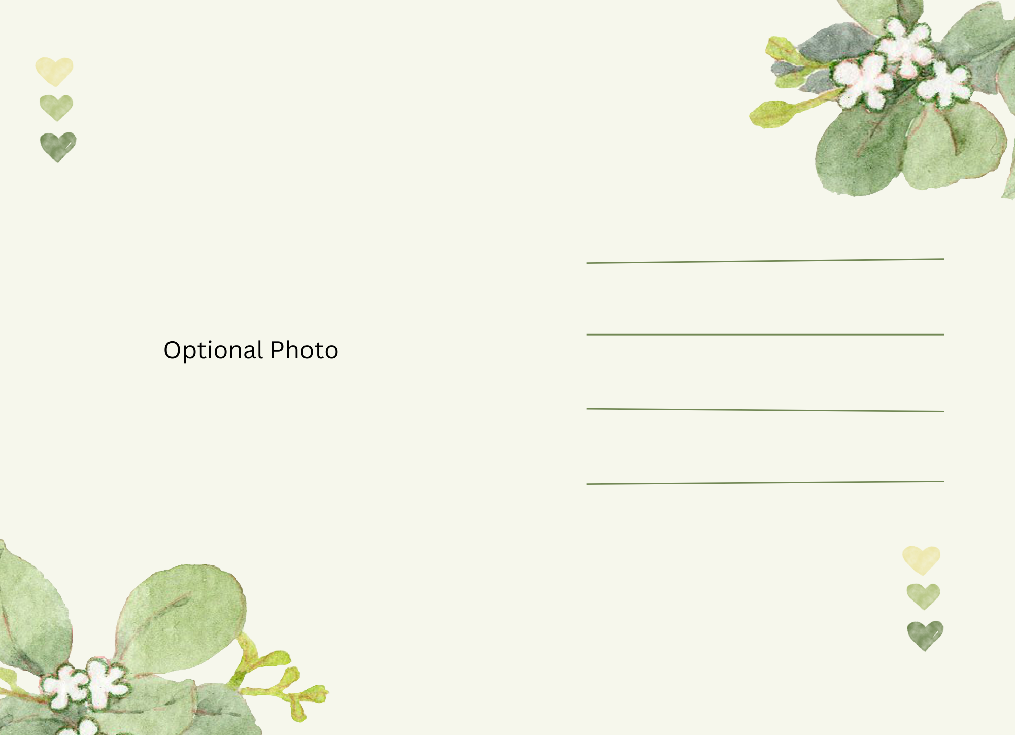 Covid Memorial dedication card