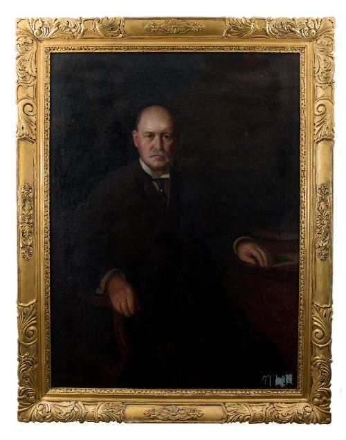 Portrait of W. L. Douglas, Arthur M. Hazard, (1872-1930) Location: Lobby 2nd Floor Photo Rich Morgan